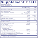 hair skin nails ultra pure encapsulations supplement facts