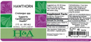 hawthorn extract (herbalist alchemist) label