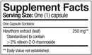 Hawthorn Extract Progena Supplement Facts