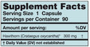 hawthorn (karuna responsible nutrition) supplement facts