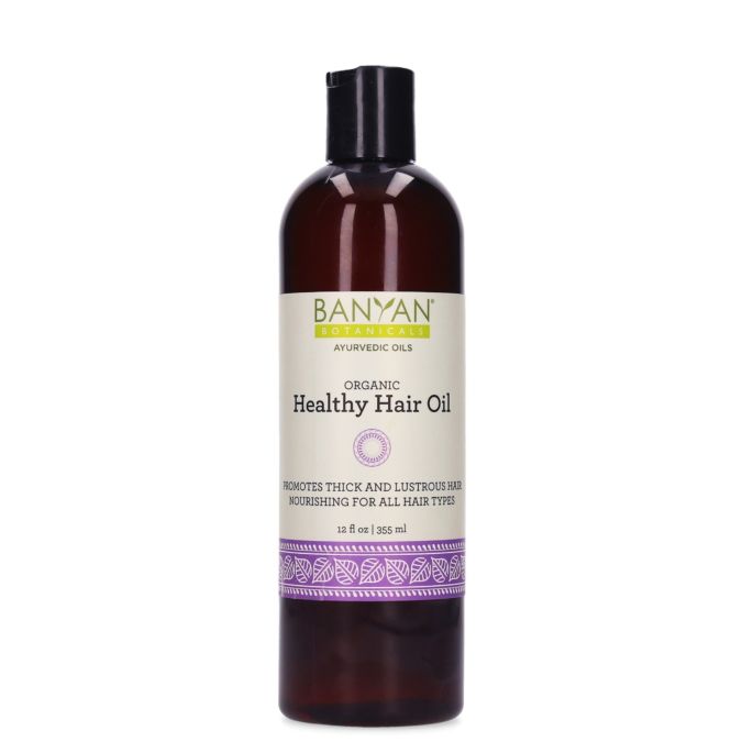 Healthy Hair Oil (Banyan Botanicals) 12oz Front