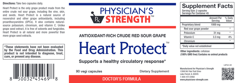 Heart Protect (Physicians Strength) Label