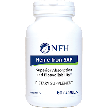 Heme Iron SAP 60ct (NFH Nutritional Fundamentals) Front