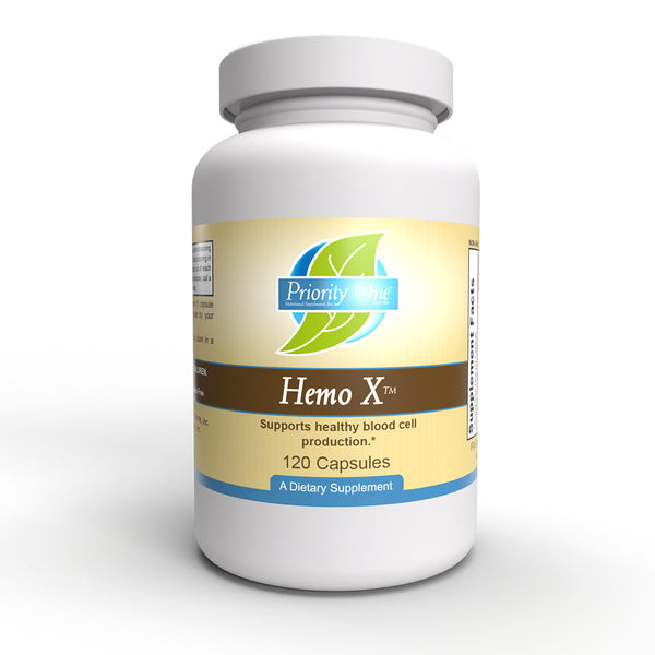 Hemo-X (Priority One Vitamins) Front