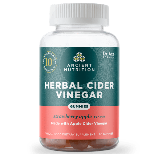 Herbal Cider Vinegar Gummy (Strawberry Apple) (Ancient Nutrition) Front