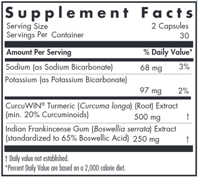Herxheimer Support* with CurcuWIN® (Allergy Research Group) supplement facts