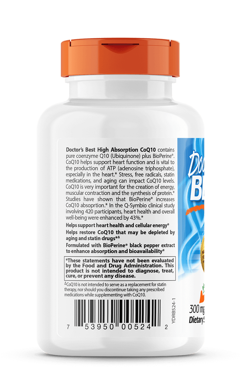 Hi Absorption CoQ10 300 mg (Doctors Best) Side
