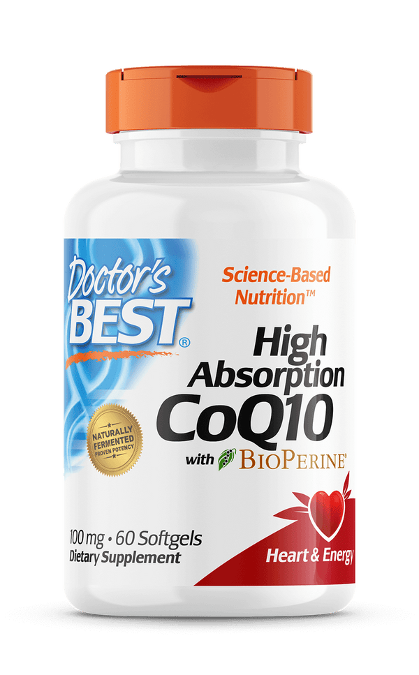 High Absorption CoQ10 (Doctors Best) Front