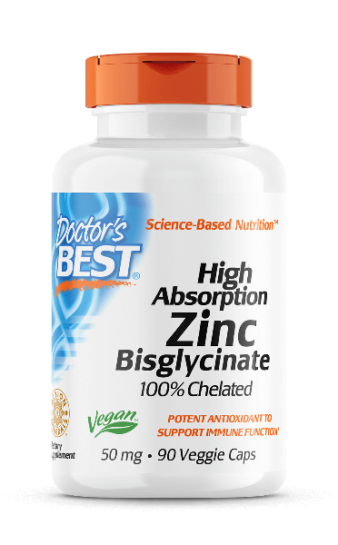 High Absorption Zinc Bisglycinate (Doctors Best)