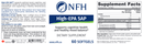 high epa sap (nfh nutritional fundamentals) label