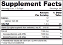 high epa sap (nfh nutritional fundamentals) supplement facts