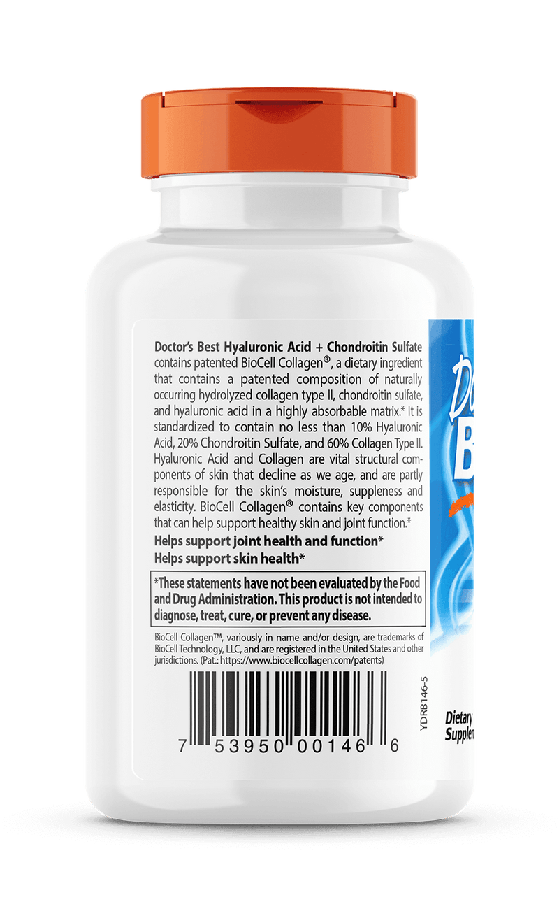 Hyaluronic Acid Chondroitin Sulfate (Doctors Best) Side