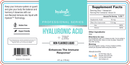 hyaluronic acid + zinc (hyalogic) label