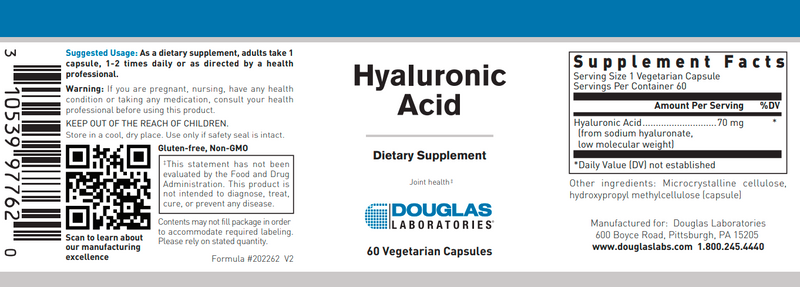 Buy Hyaluronic Acid Douglas Labs