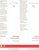 hydrating hand cream dr. hauschka skincare label