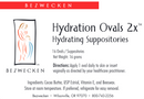 hydration ovals 2x bezwecken label