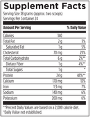 hydrolyzed iso-whey protein chocolate designs for sport supplement facts