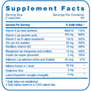 hylavision eye health (hyalogic) supplement facts