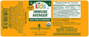 kid's immune avenger herb pharm label