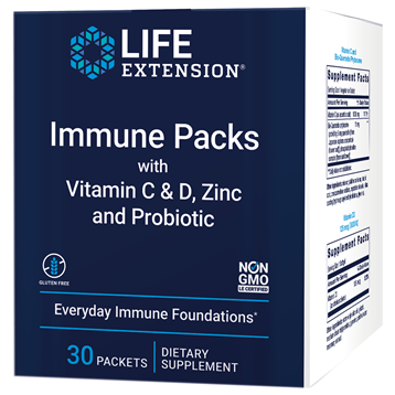 Immune Packs with Vitamin C & D Zinc and Probiotic (Life Extension)