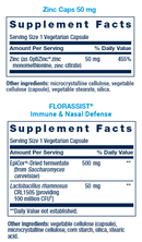 immune packs with vitamin c & d zinc and probiotic (life extension) supplement facts