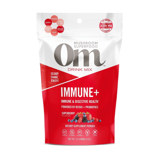 Immune+ Superberry Mushroom Superfood Drink Mix (Om Mushrooms)