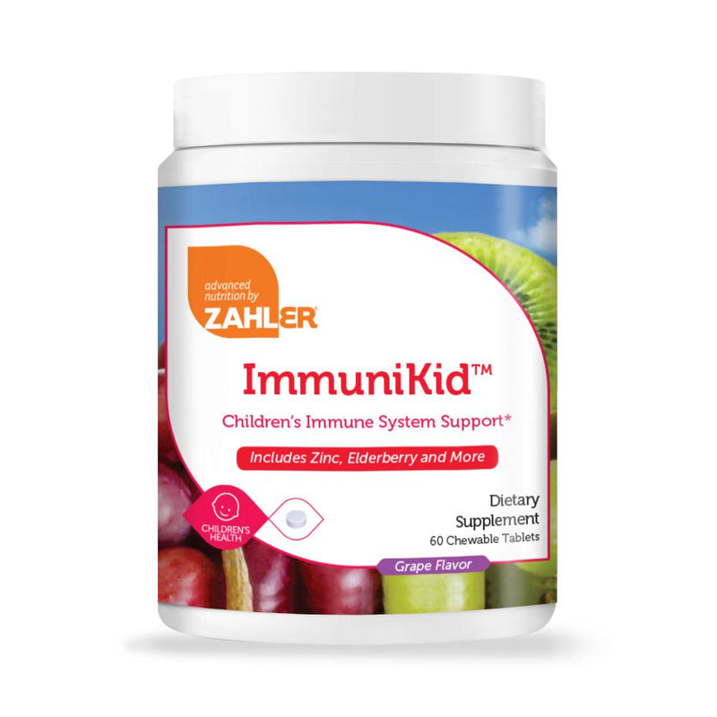 ImmuniKid Chewable (Advanced Nutrition by Zahler) Front