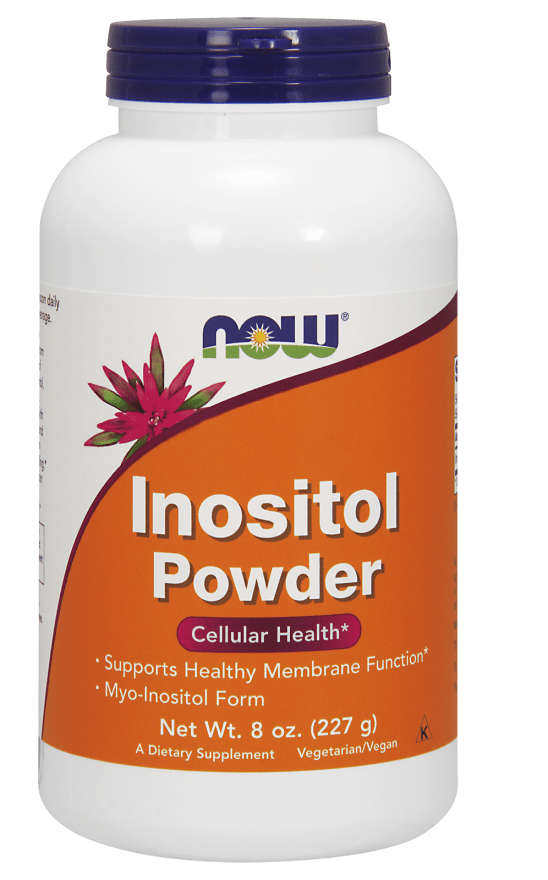 Inositol Powder 8 oz. (NOW) Front
