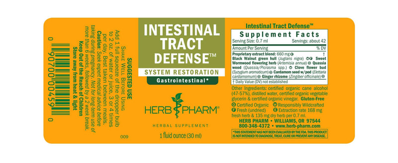 DISCONTINUED - Intestinal Tract Defense (Herb Pharm)