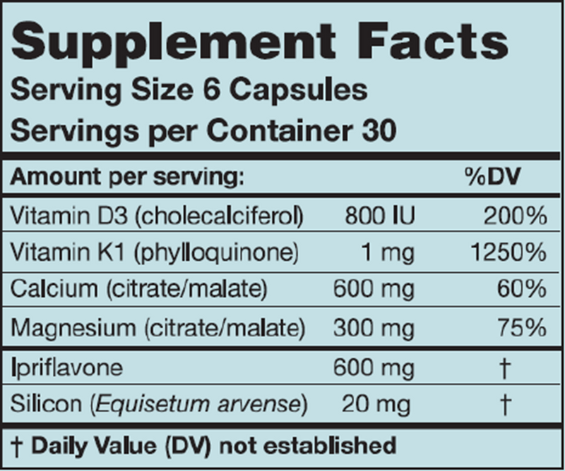 Ipriflavone Plus (Karuna Responsible Nutrition) Supplement Facts