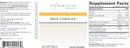 iron complex (integrative therapeutics) label