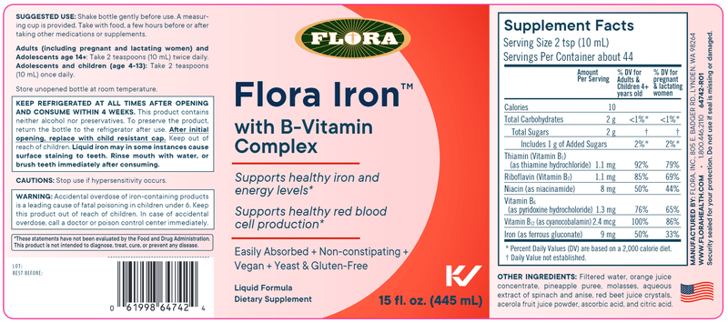 Iron & Herb (Flora) Label