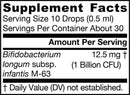 jarro-dophilus infant jarrow formulas supplement facts