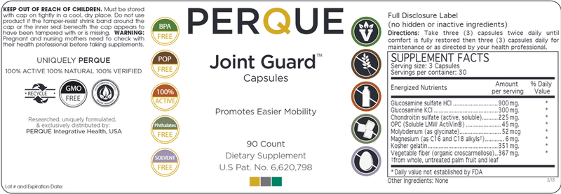 Joint Guard (Perque) 90ct Label