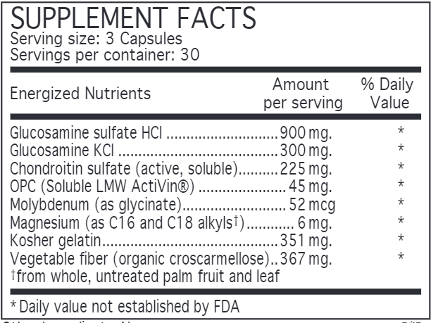 Joint Guard (Perque) 90ct Supplement Facts