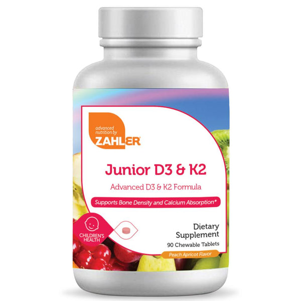 Junior D3 & K2 (Advanced Nutrition by Zahler) Front
