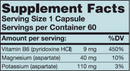 k/mg aspartate (karuna responsible nutrition) supplement facts