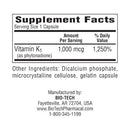 k1-1000 (vitamin k-1) bio-tech pharmacal supplement facts