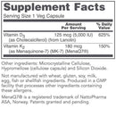k2 mk-7 & d3 (protocol for life balance) supplement facts