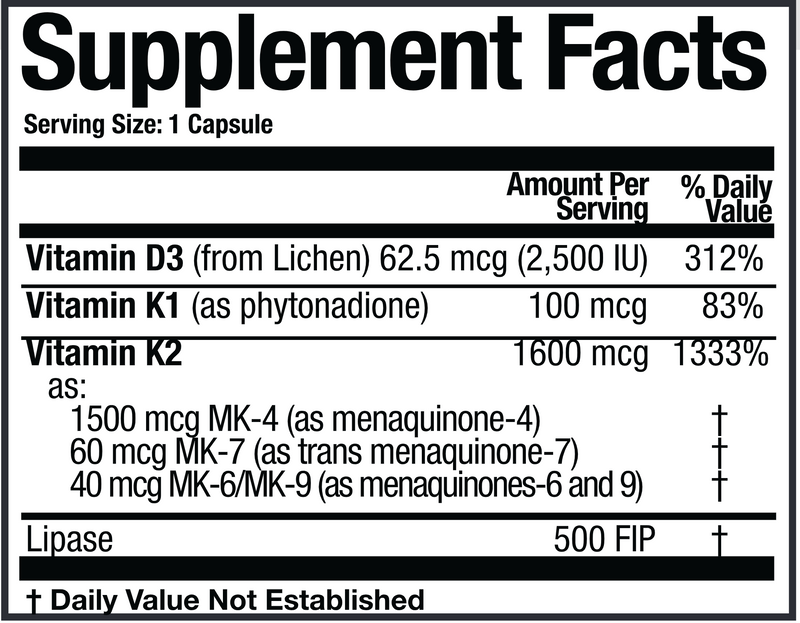 KD Ultra (Arthur Andrew Medical Inc) Supplement Facts
