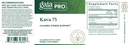 kava 75 gaia herbs pro label