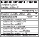 kefiran (lane innovative) supplement facts