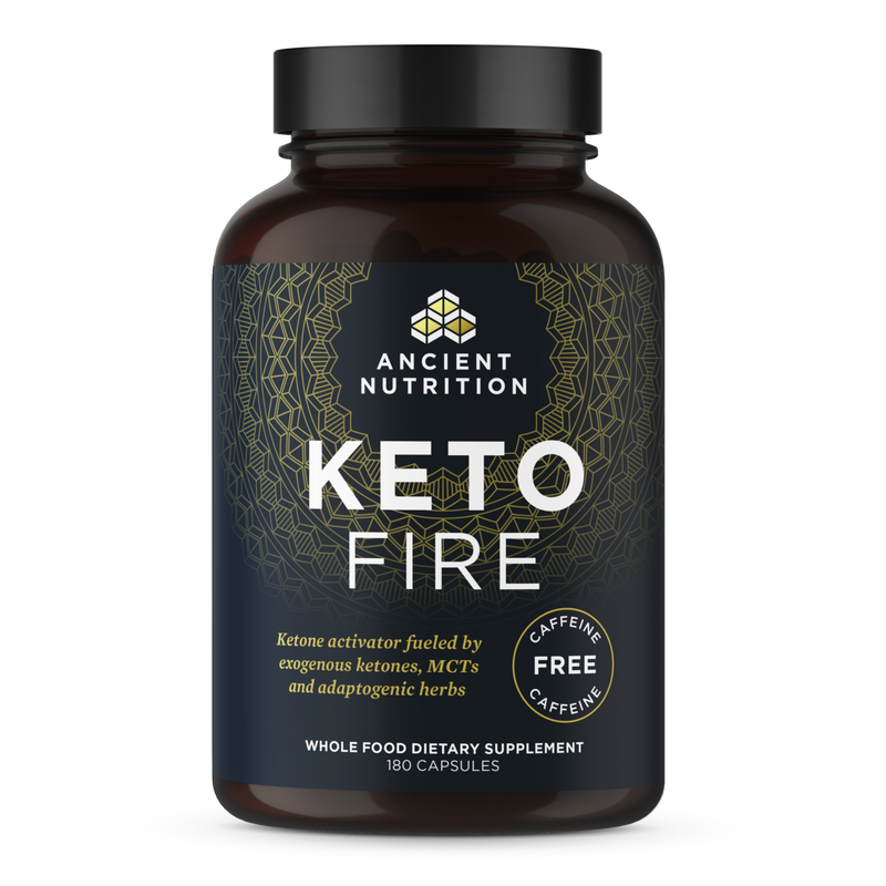 Keto Fire Caffeine Free (Ancient Nutrition) Front