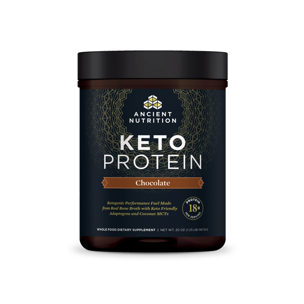 Keto Protein (Ancient Nutrition) Chocolate Front