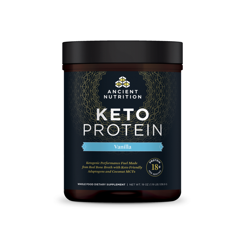 Keto Protein (Ancient Nutrition) Vanilla Front