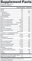 ketogenic collagen (metagenics) supplement facts