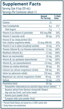 kid's multi essentials+ (flora) supplement facts
