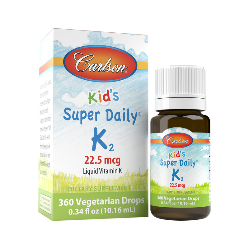 Kid's Super Daily K2 (Carlson Labs) Front