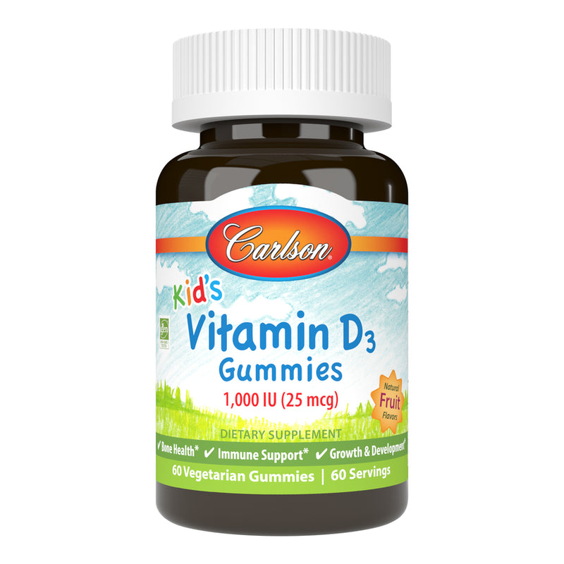 Kid's Vitamin D3 Gummies (Carlson Labs) Front