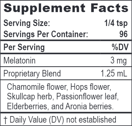 Kid's Berry Bedtime (Mountain Meadow Herbs) supplement facts